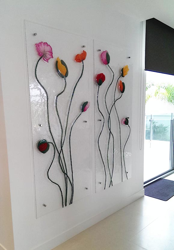 Custom Slumped Glass Art - Gold Coast and Brisbane Glass Suppliers