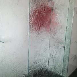 Slumped Glass Shower Doors - Voodoo Glass Brisbane