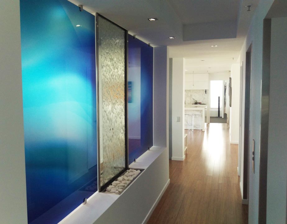 Printed Glass Partitions and Screens Voodoo Glass Brisbane Gold